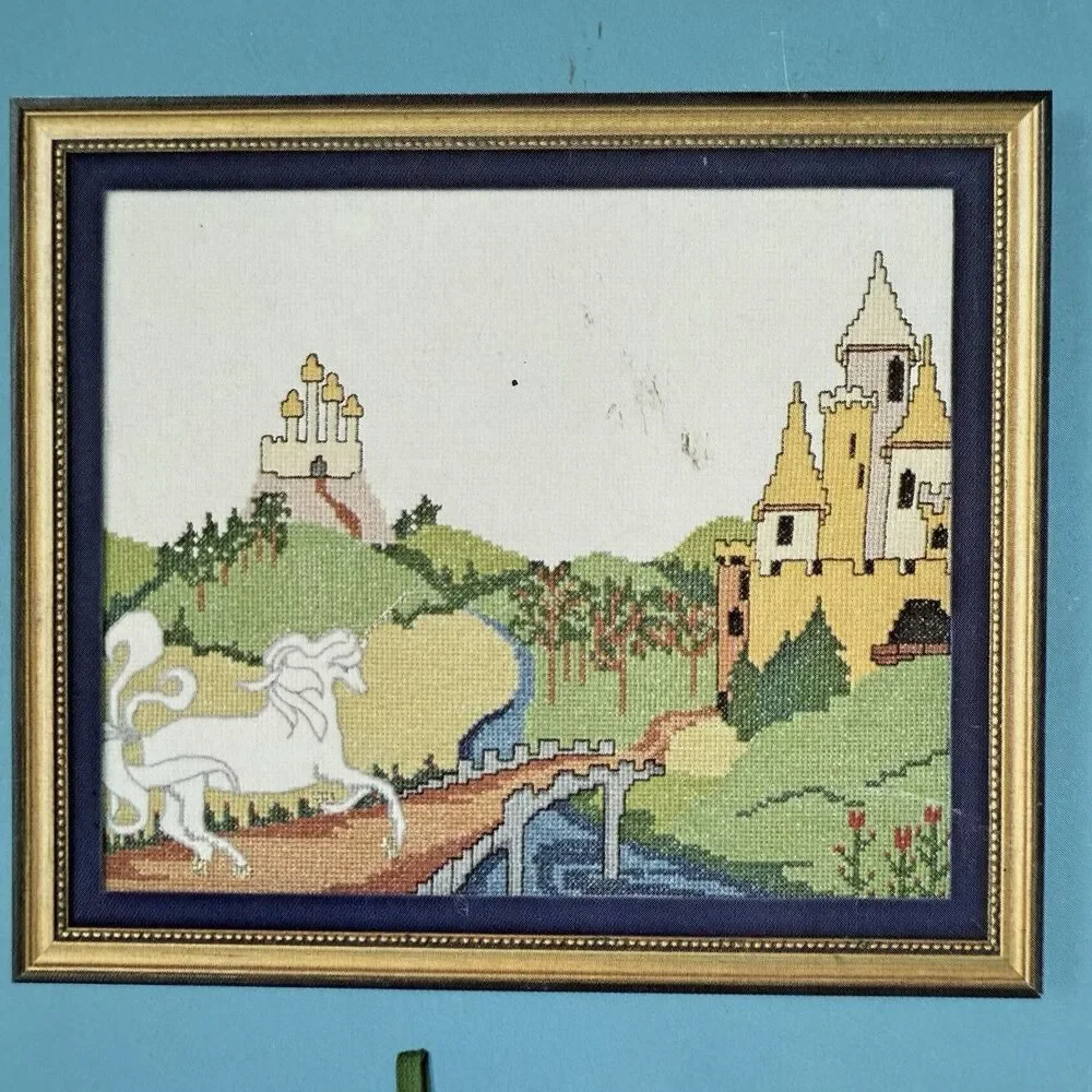 Something Special Unicorn Cross Stitch or Needlepoint Booklet Unicorn Collection